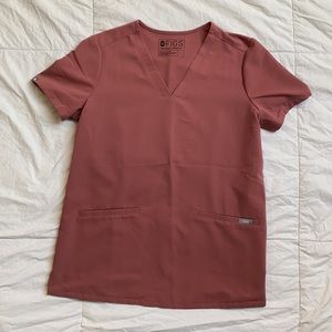 Figs Casma “Mauve” pink top